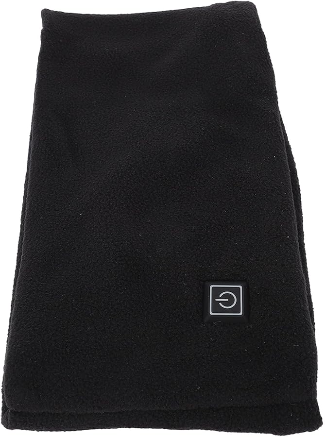 Electric Heated Scarf for Winter Cold Proof and Safe Black - Image 2